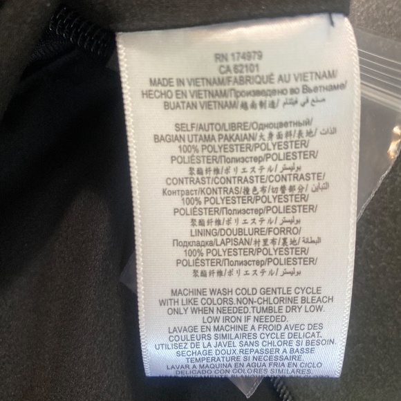 BCBGeneration Colorblock Wide Leg Jumpsuit in black in white - Picture 5 of 5